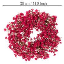 Artículo Corona de flores artificiales, decoración de paniculata, 30 cm