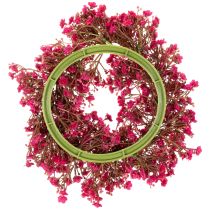 Artículo Corona de flores artificiales, decoración de paniculata, 30 cm