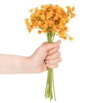 Artículo Rama artificial de paniculata naranja para arreglos florales, 30 cm, 10 unidades.