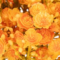 Artículo Rama artificial de paniculata naranja para arreglos florales, 30 cm, 10 unidades.