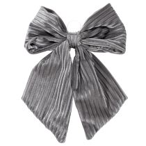 Artículo Lazo decorativo colgante, lazo navideño, terciopelo, acanalado, 24 cm, 2 piezas