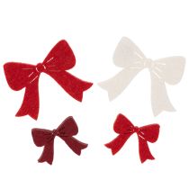 Artículo Lazos decorativos surtidos para decoración navideña y manualidades, 5 cm, 48 unidades.