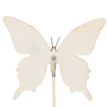 Artículo Palillos de flores, suministros para manualidades, motivo de mariposa para decorar envoltorios de regalos, 28,5 cm, 12 piezas