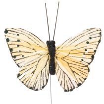 Artículo Mariposas decorativas en alambre para decoraciones de mesa coloridas, 7 cm, 12 piezas