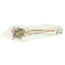 Artículo Plug floral mariposa colorido 22cm 12uds