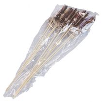 Artículo Decoración primaveral tapones florales mariposas de madera 6cm 10uds