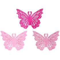 Artículo Elementos decorativos de mariposas para esparcir en mesas y cuencos con un toque primaveral, 4 cm, 72 piezas