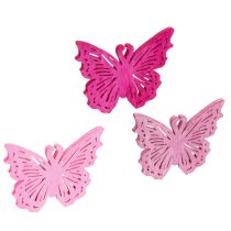 Artículo Elementos decorativos de mariposas para esparcir en mesas y cuencos con un toque primaveral, 4 cm, 72 piezas