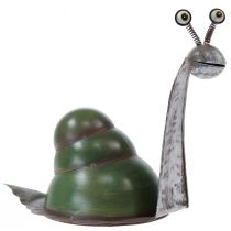 Deco caracol metal decoración figura decoración jardín 26x14x20cm