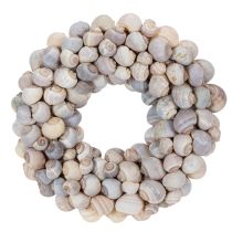 Artículo Corona de caracoles para colgar, corona decorativa, estilo marítimo, Nathai, Ø35cm