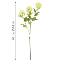 Artículo Arbusto artificial verde con forma de bola de nieve, 65 cm, 2 unidades.