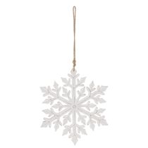 Artículo Gran copo de nieve decorativo, adorno colgante, 30 cm