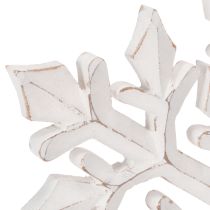 Artículo Gran copo de nieve decorativo, adorno colgante, 30 cm