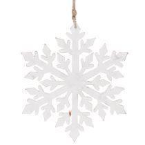 Artículo Gran copo de nieve decorativo, adorno colgante, 30 cm