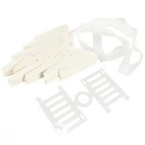 Artículo Decoración de papel de copo de nieve Estrella Blanca Navidad Ø50cm