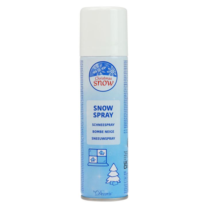 Spray de nieve spray nieve invierno decoración nieve artificial 150ml