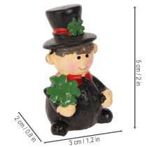 Artículo Figura de deshollinador de la suerte para pegar, 5 cm, 6 piezas