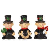 Artículo Figura de deshollinador de la suerte para pegar, 5 cm, 6 piezas