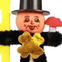 Artículo Estacas de flores para deshollinador, adornos de Nochevieja, amuletos de la suerte, 17 cm, 36 piezas