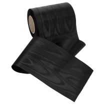 Artículo Cinta de corona negra 125mm 25m - Elegante cinta de luto para floristería y decoración, cinta de acetato