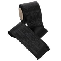 Artículo Cinta de corona negra de 75 mm y 25 m: cinta de luto de acetato para impresión y decoración de cintas.