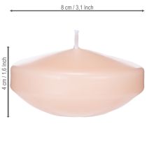 Artículo Vela flotante para estanques y cuencos de agua Práctica y decorativa 8 cm, 8 uds