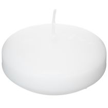 Artículo Vela flotante para veladas románticas o decoración festiva, también apta para uso exterior. 8cm, 8h, 8uds.