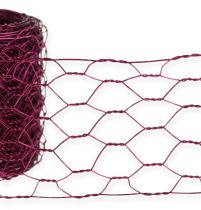 Trenza hexagonal rosa 50mm 5m
