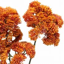 Sedum artificial sedum naranja otoño decoración 70cm 3pcs