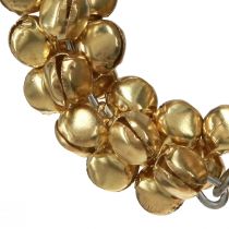 Artículo Servilleteros campanas de metal dorado Ø5cm 8 piezas