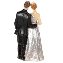 Artículo Pareja de aniversario de bodas de plata 10 cm
