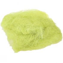 Artículo Fibra natural sisal verde claro para manualidades 300g