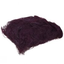 Artículo Sisal Fibra de sisal morado para manualidades y decoración 300g