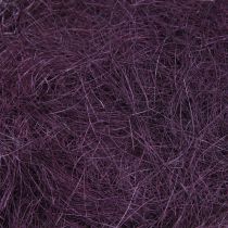 Artículo Sisal Fibra de sisal morado para manualidades y decoración 300g