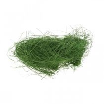 Sisal verde musgo fibra natural para decoración 300g