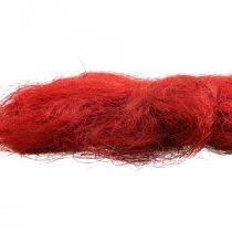 Sisal rojo burdeos fibra natural 300g
