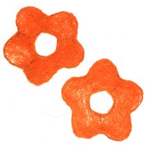 Artículo Sisalflower Naranja Ø7,5cm 25pcs