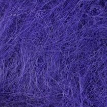 Hierba de sisal para manualidades, material artesanal material natural violeta claro 300g