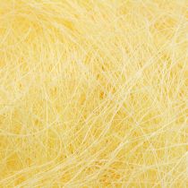 Hierba de sisal para manualidades, material artesanal material natural amarillo 300g