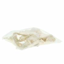 Artículo Corazón de sisal crema 5cm 24uds