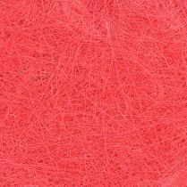 Artículo Decoración de corazón con fibras de sisal en corazón de sisal rosa 40x40cm