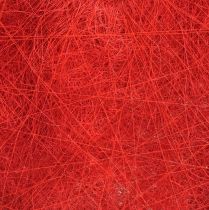 Artículo Corazón de sisal decoración corazón con fibras de sisal en rojo 40x40cm