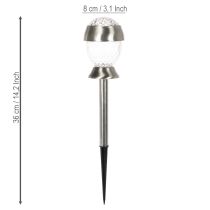 Artículo Lámparas solares de bola con estaca para jardín, set de 4, 36 cm