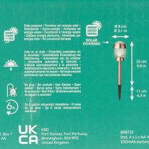 Artículo Lámparas solares de bola con estaca para jardín, set de 4, 36 cm