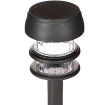 Artículo Luces solares de jardín con estaca para fijar al suelo, lámparas de exterior para caminos de jardín, 35 cm, 6 unidades.