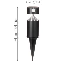 Artículo Lámpara solar de jardín con sensor de movimiento, LED, 34 cm