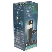 Artículo Lámpara solar de jardín con sensor de movimiento, LED, 34 cm