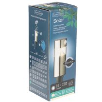 Artículo Lámpara solar de jardín con estaca para el suelo e iluminación LED, 34 cm