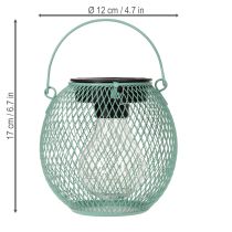 Artículo Farol solar, iluminación LED decorativa, ahorro energético, ideal para exterior, 12cm