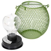 Artículo Farol solar LED redondo, perfecto para jardín o patio, iluminación ambiental, 12 cm